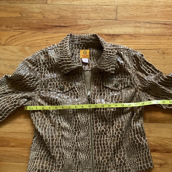 Ruby Rd Faux Alligator Patterned Jacket - Picture 5 of 6